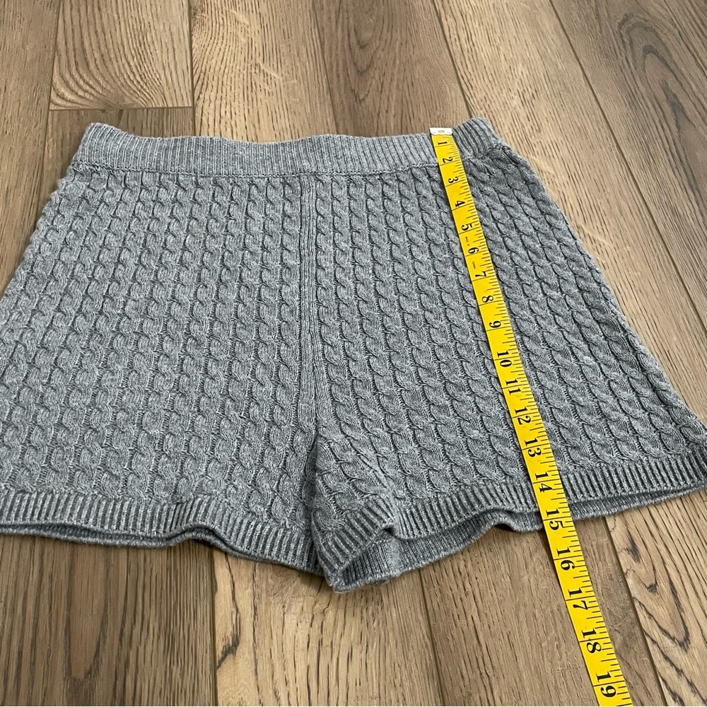 L’ academie Maja Knitted Gray Shorts - Picture 7 of 9